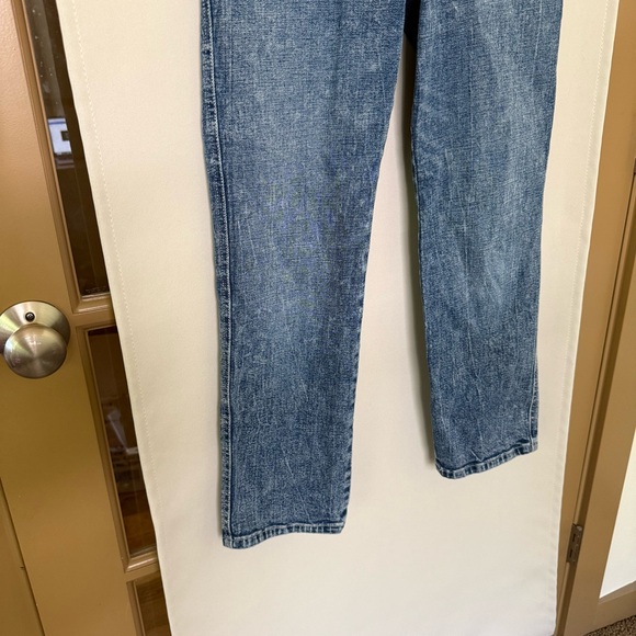 Abercrombie & Fitch Women's‎ 26/2R Blue Ultra High Rise Straight Leg Denim Jeans - Picture 3 of 9